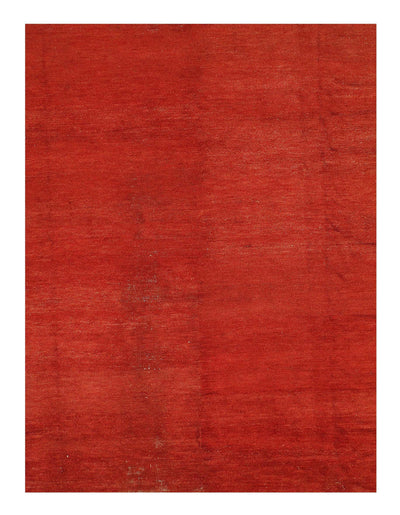 Canvello Chinese Art Deco Antique Red Rug - 8' X 9'8''