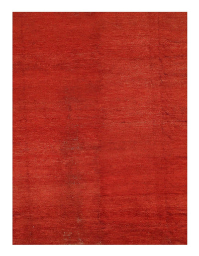 Canvello Chinese Art Deco Antique Red Rug - 8' X 9'8'' - Canvello