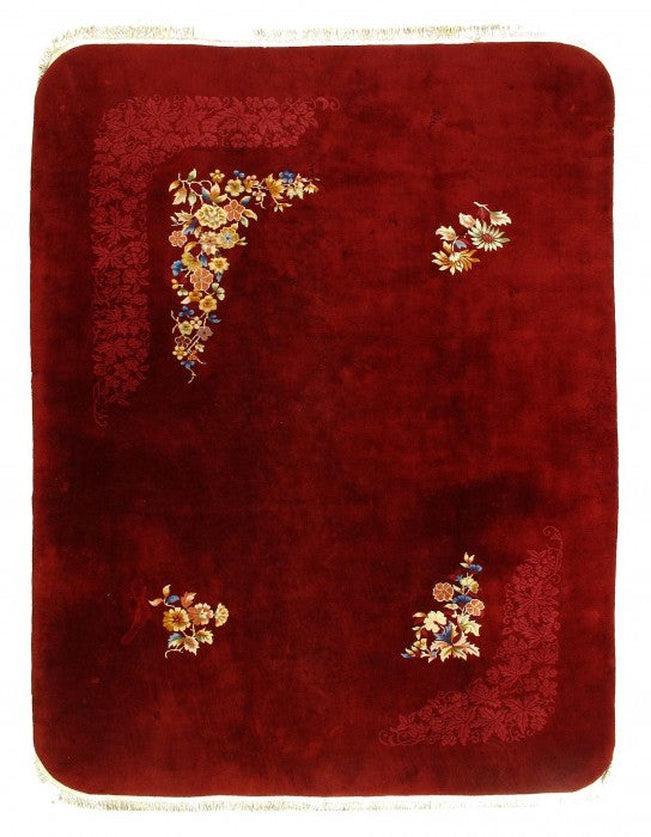 Canvello Chinese Art Deco Entryway Rug - 9' X 12'2''