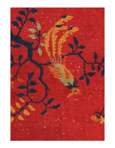 Canvello Chinese Art Deco Hand Knotted Wool Rugs - 2'11'' X 5'11''