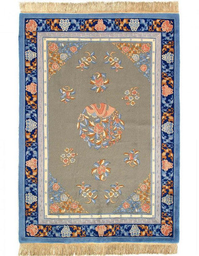 Canvello Chinese Art Deco Vintage Rug - 5'11'' X 7'8''
