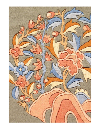 Canvello Chinese Art Deco Vintage Rug - 5'11'' X 7'8''