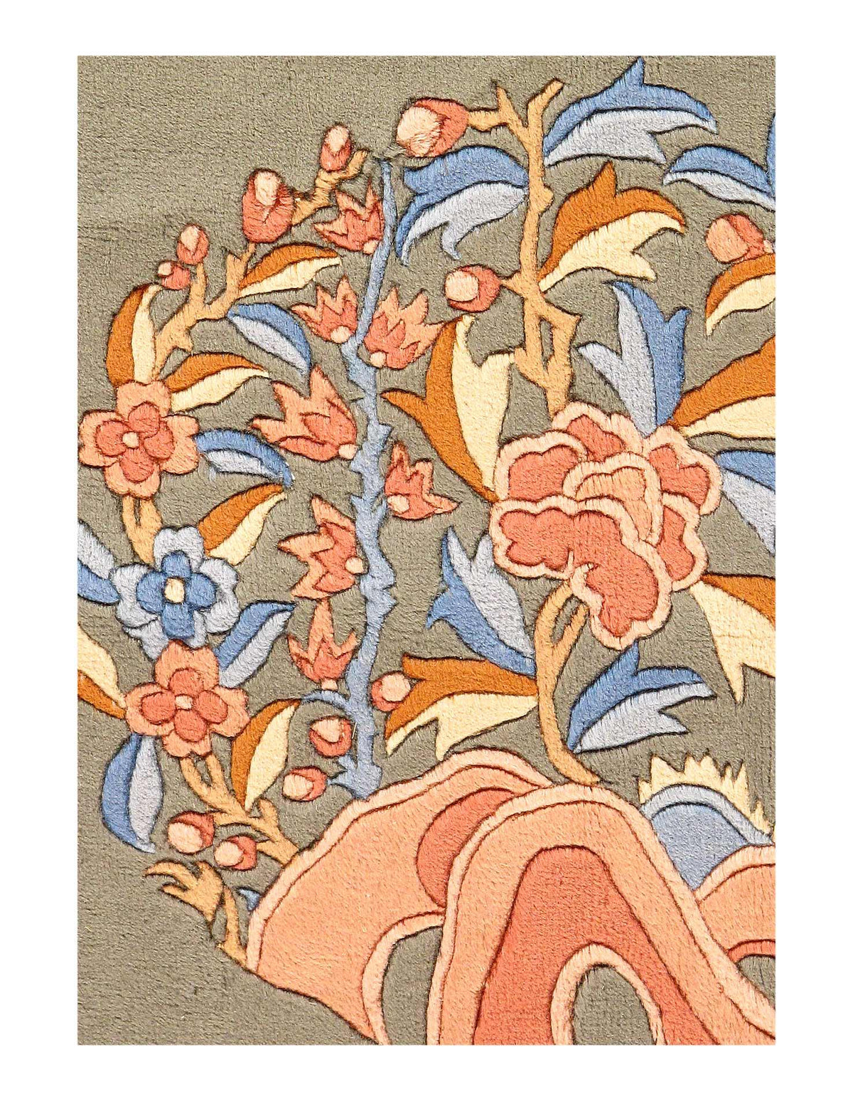 Canvello Chinese Art Deco Vintage Rug - 5'11'' X 7'8'' - Canvello