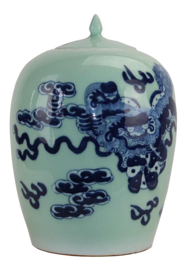 Canvello Chinese Style Floral Porcelain Garden Bottle - Canvello