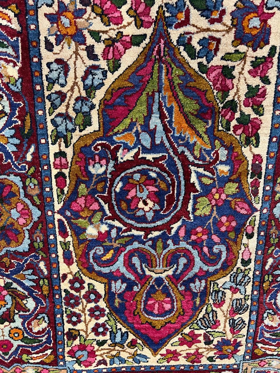 Canvello Circa 1920 Antique Silkroad Lavar Kerman Rug - 10' X 14' - Canvello