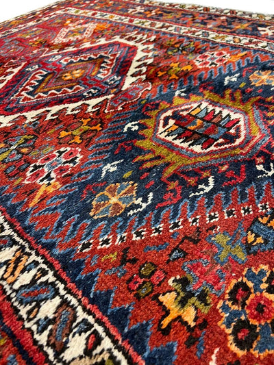 Canvello Circa 1920 Handmade Antique Silkroad Karajeh Runner - 4' X 17' - Canvello