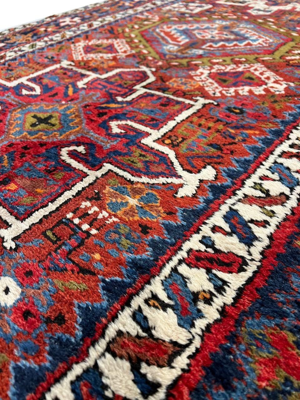 Canvello Circa 1920 Handmade Antique Silkroad Karajeh Runner - 4' X 17' - Canvello