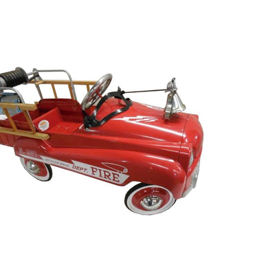 Canvello Collectible Burns Novelty Company Pedal Fire Truck - Canvello