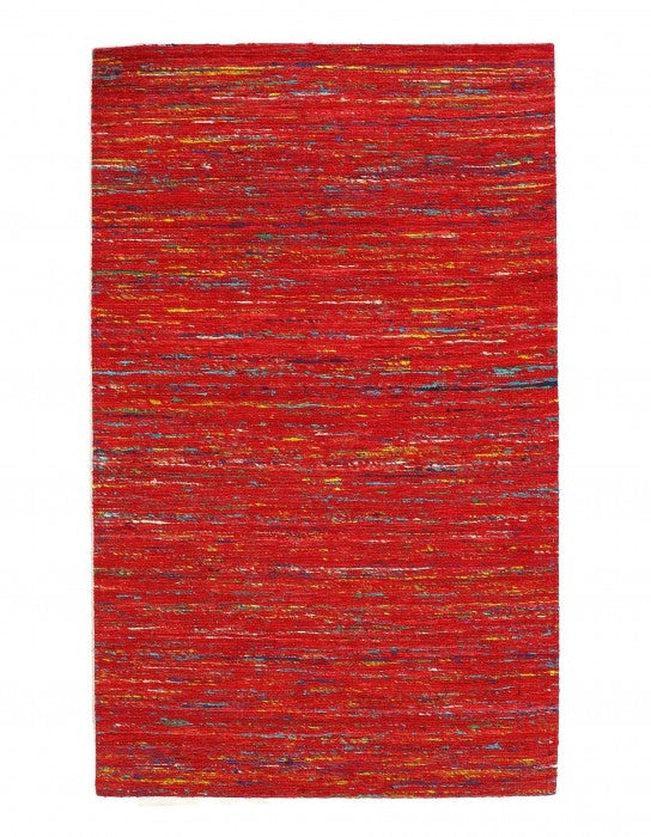 Canvello Contemporary Flat Weave Sari Silk 3' X 5' - Canvello