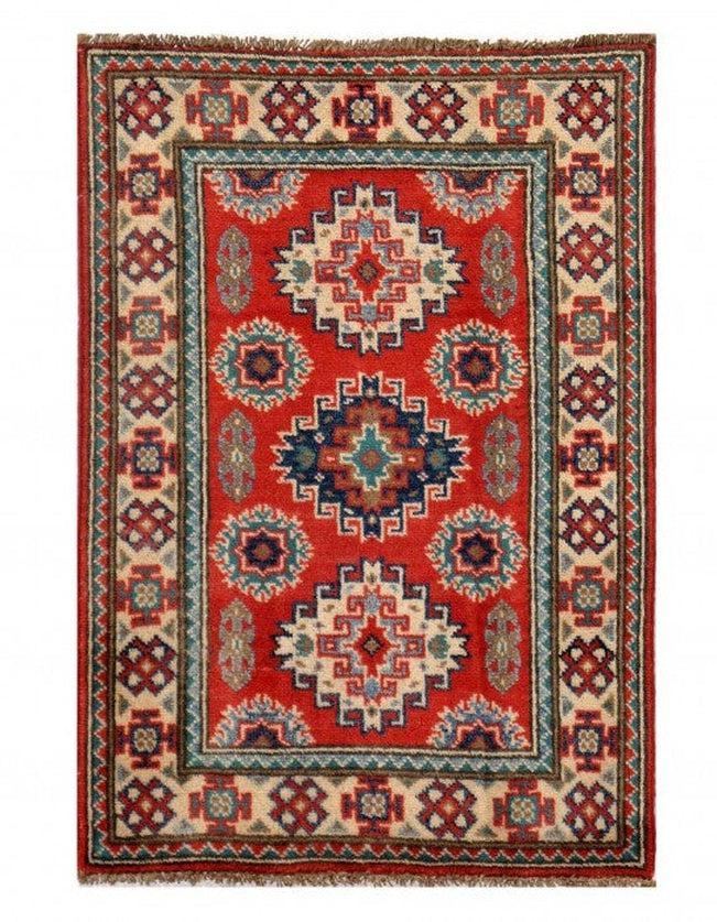 Canvello Contemporary Pak Kazak Lambswool Rug - 2' x 3' - Canvello