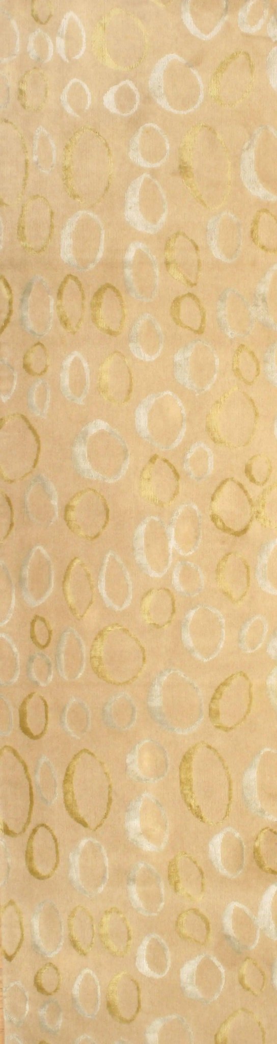 Canvello Cream Modern Runner wool & silk - 2'9'' X 10' - Canvello