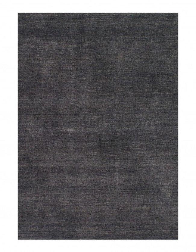 Canvello Dark Gray Fine Hand knotted Gabbeh Rug 8'11'' X 12' - Canvello