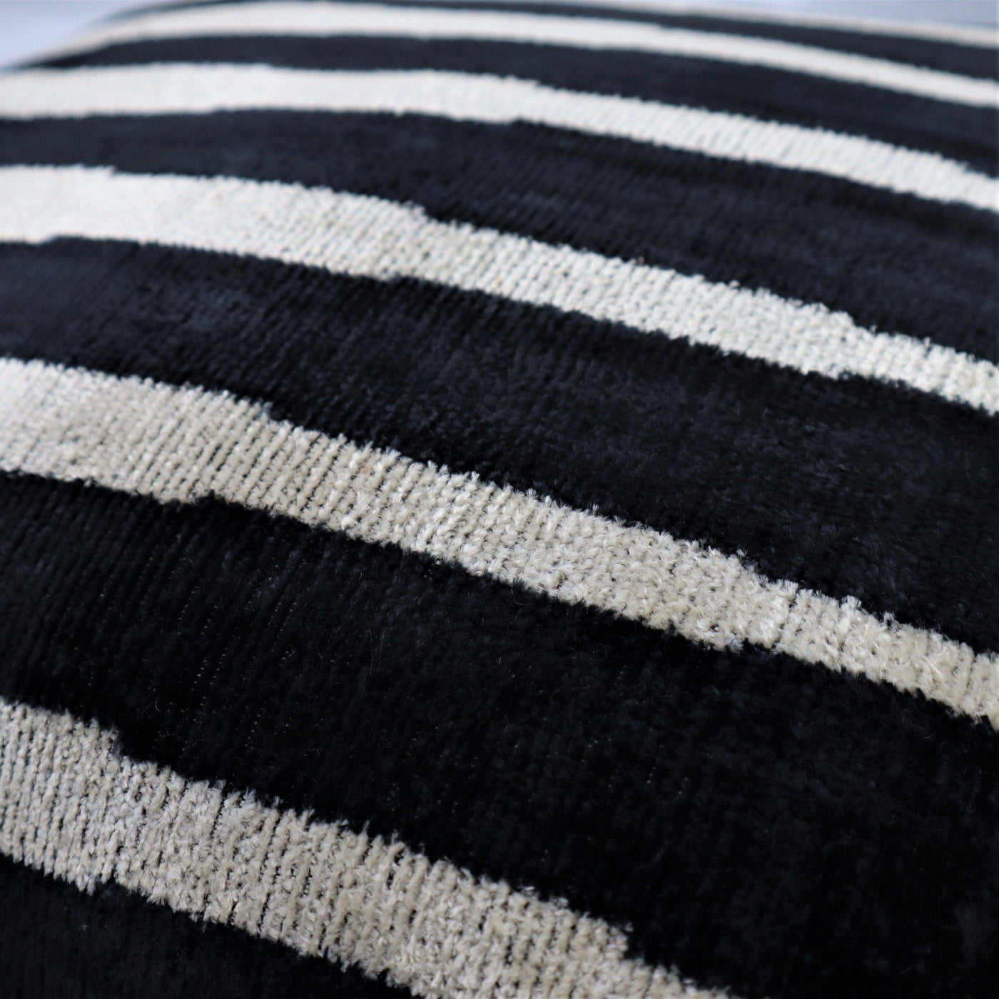 Canvello Decorative Black And White Pillow | 16x16 inch