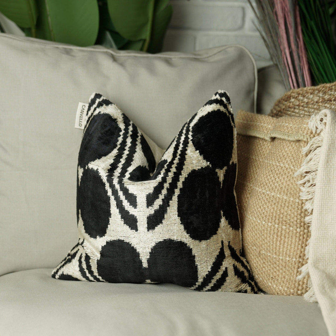 Canvello good Black and White Pillows for Couch