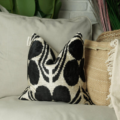 Canvello Decorative Black And White Throw Pillow - Canvello