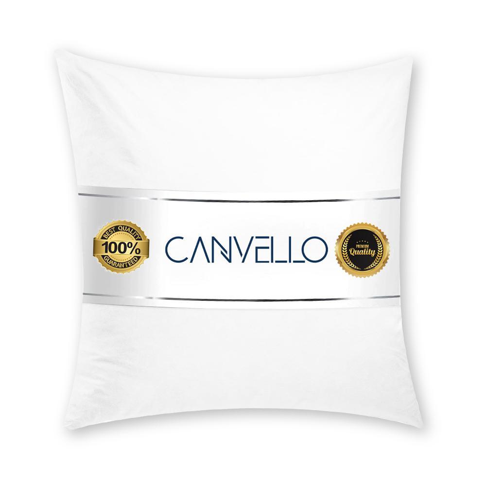 Canvello Decorative Pillow inserts , Throw Pillow Insert Down - Feather fill for extra fluff with 233 thread count - 100% cotton cover - Quality Checked in U.S.A - Canvello