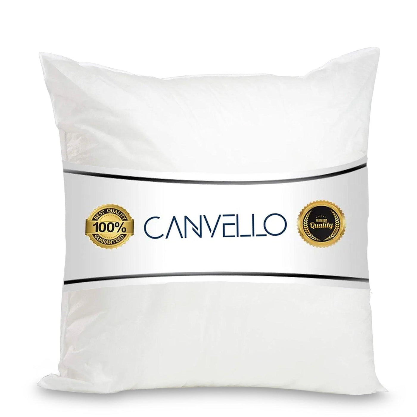 Canvello Decorative Pillow inserts , Throw Pillow Insert Down - Feather fill for extra fluff with 233 thread count - 100% cotton cover - Quality Checked in U.S.A - Canvello