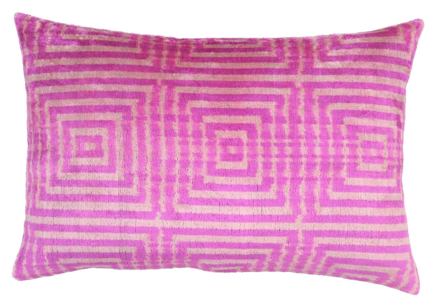 Canvello Decorative Pink Velvet Cushions | 16 x 24 in (40 x 60 cm) - Canvello