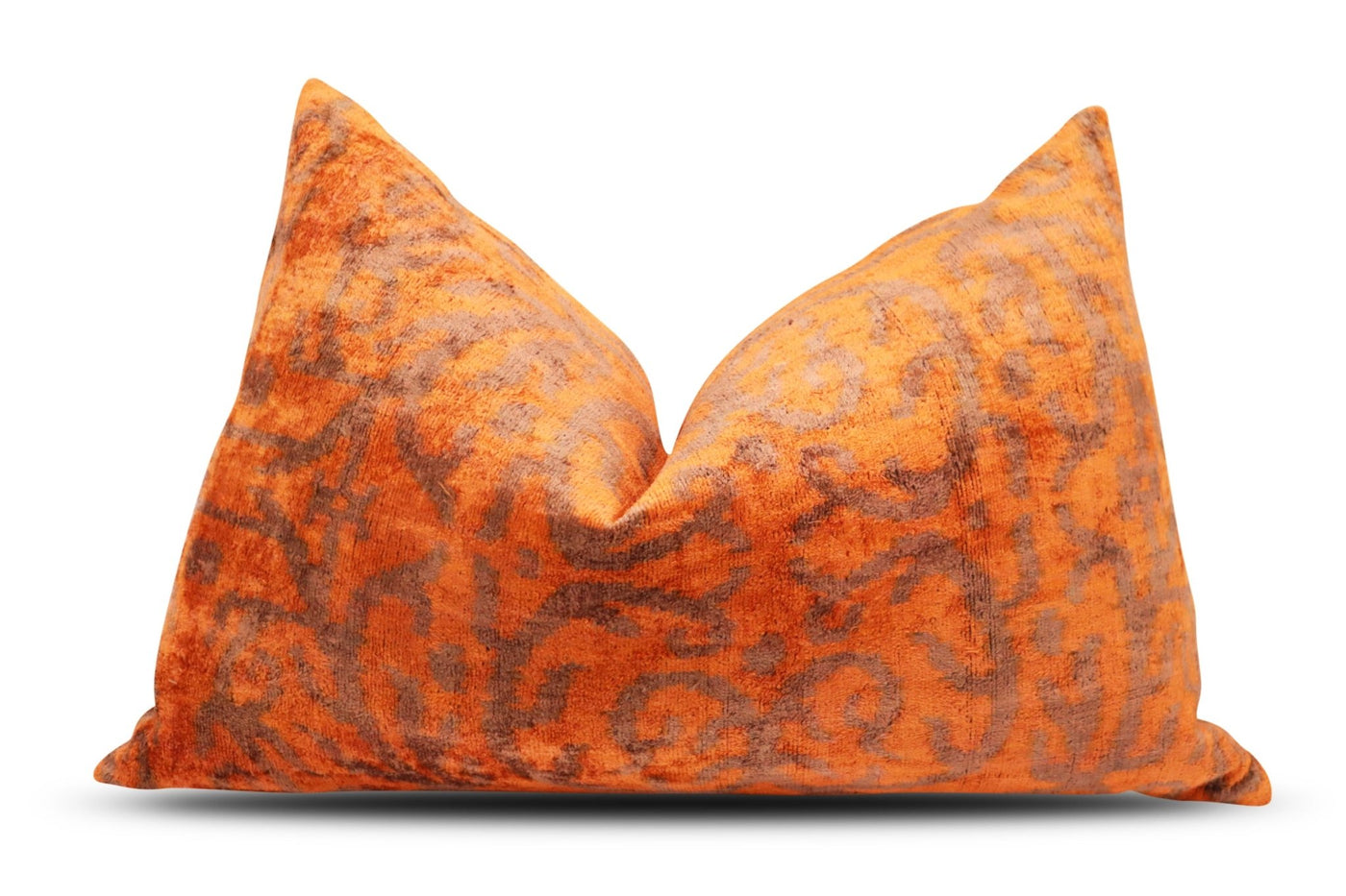 Canvello Decorative Soft Brownish Orange Throw Pillow - 16X24 in - Canvello