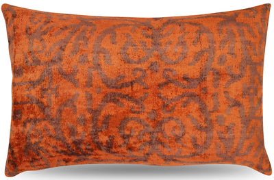 Canvello Decorative Soft Brownish Orange Throw Pillow - 16X24 in - Canvello