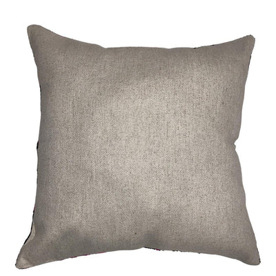 Canvello Decorative Throw Ikat Velvet Pillow - 16'' X 16''