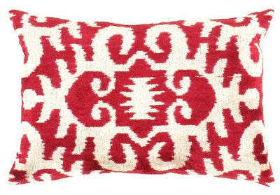 Canvello Designer Red Velvet Pillow - TI 163
