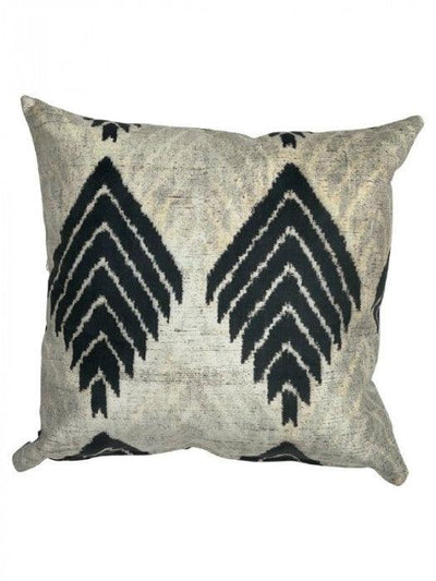 Canvello Double sided Multi Color Turkish Silk ikat pillow - 16'' - Canvello