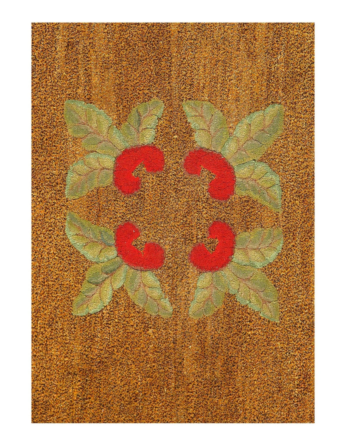 Canvello Early 20th Century American Antique Hooked Rug - 2'5'' X 4'3'' - Canvello