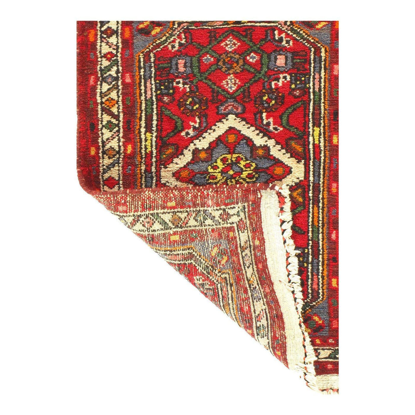 Canvello Early 20th Century Antique Silkroad Hamadan Rug - 2' x 3' - Canvello