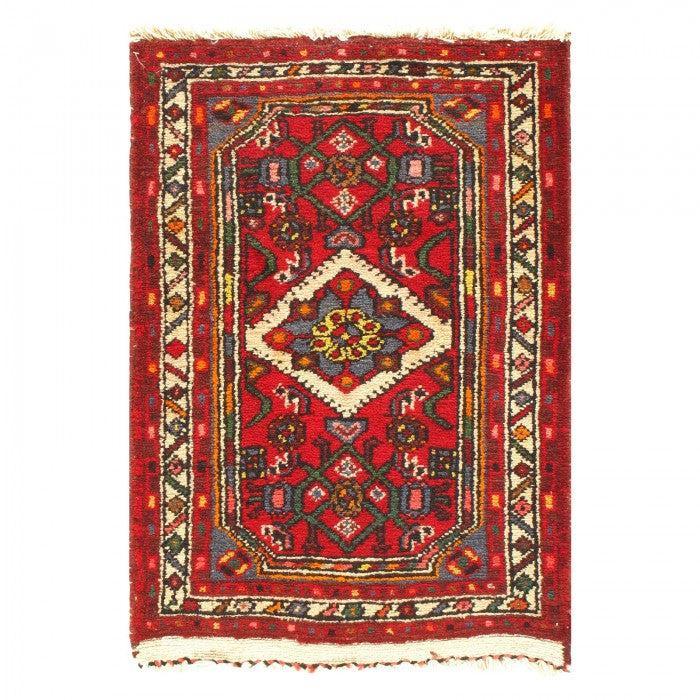 Canvello Early 20th Century Antique Silkroad Hamadan Rug - 2' x 3' - Canvello