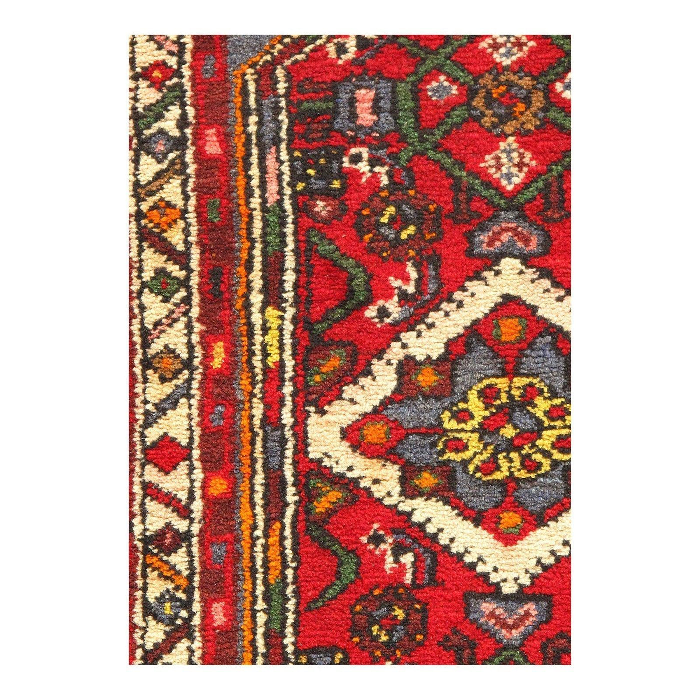 Canvello Early 20th Century Antique Silkroad Hamadan Rug - 2' x 3' - Canvello