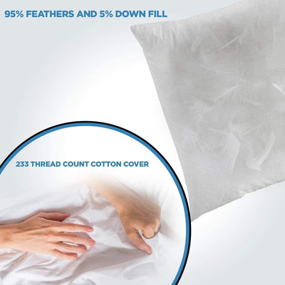 Canvello Farmhouse Throw Pillows For Couch - 18x18
