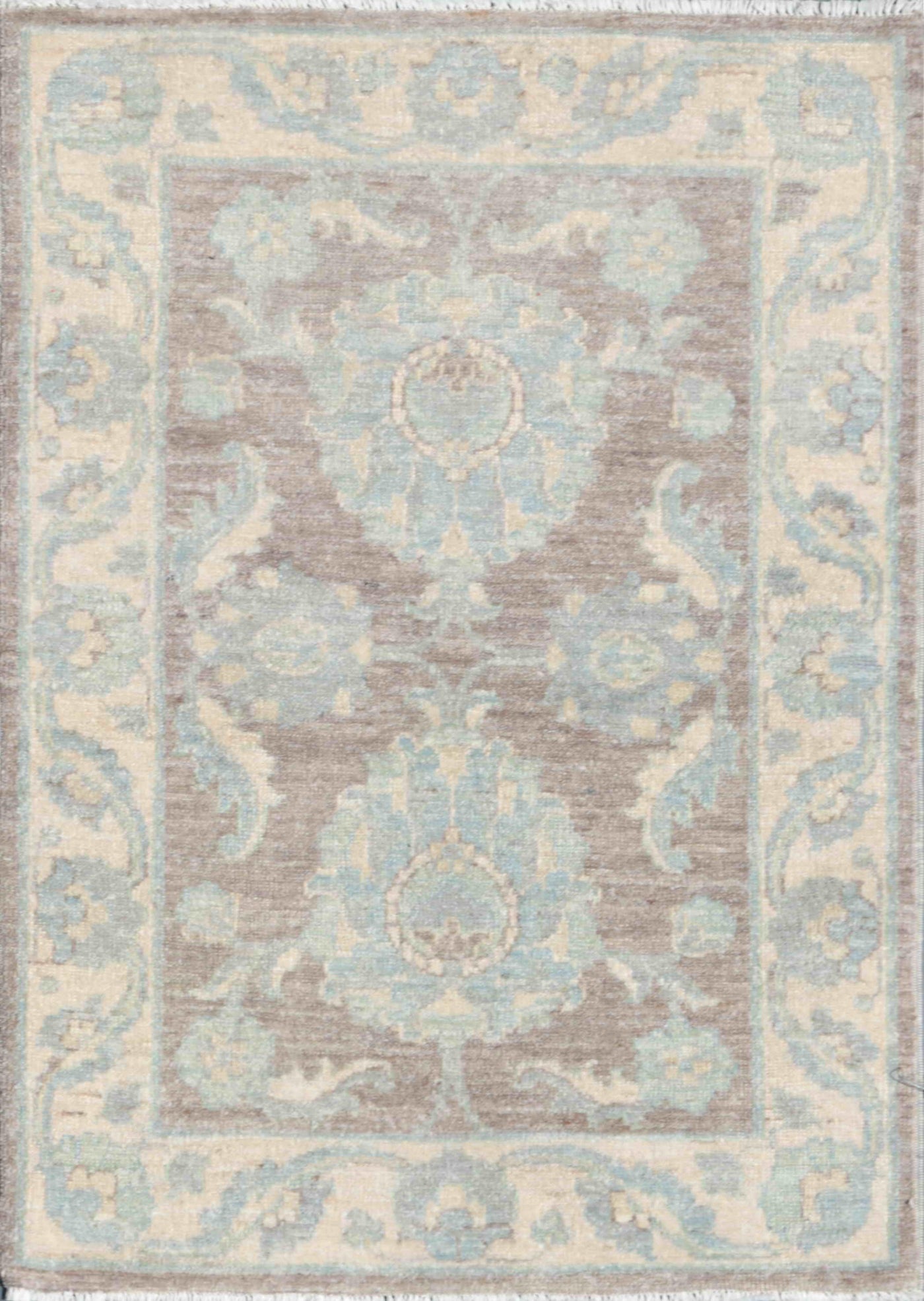 Canvello Ferehan Collection Hand-Knotted Wool Area Rug- 2'3" X 3'