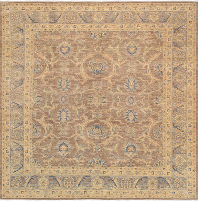 Canvello Ferehan Collection Hand-Knotted Wool Area Rug- 9'4" X 9'7"