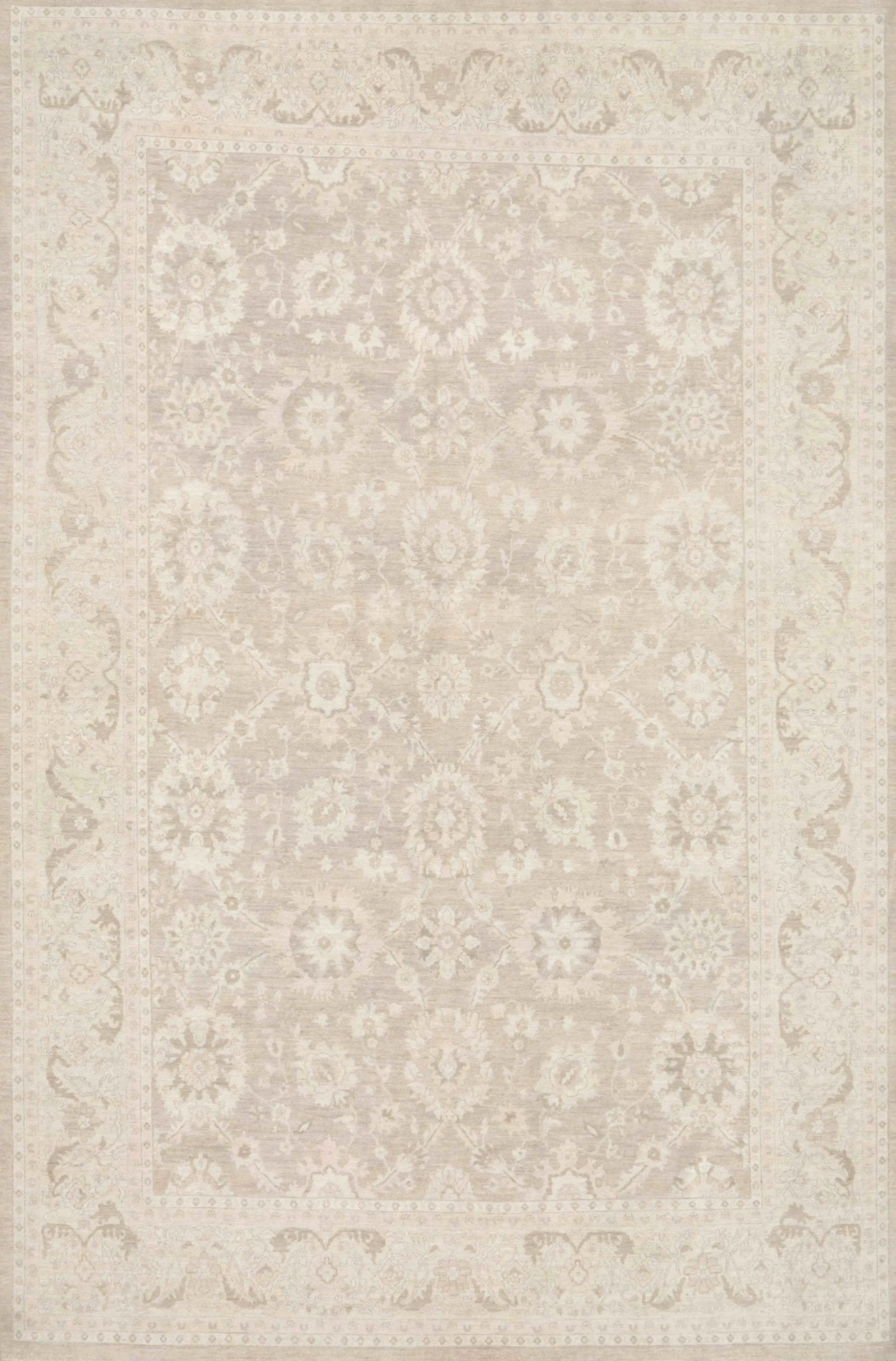 Canvello Ferehan Collection Hand - Knotted Wool Area Rug - 9'10" X 14'9" - Canvello