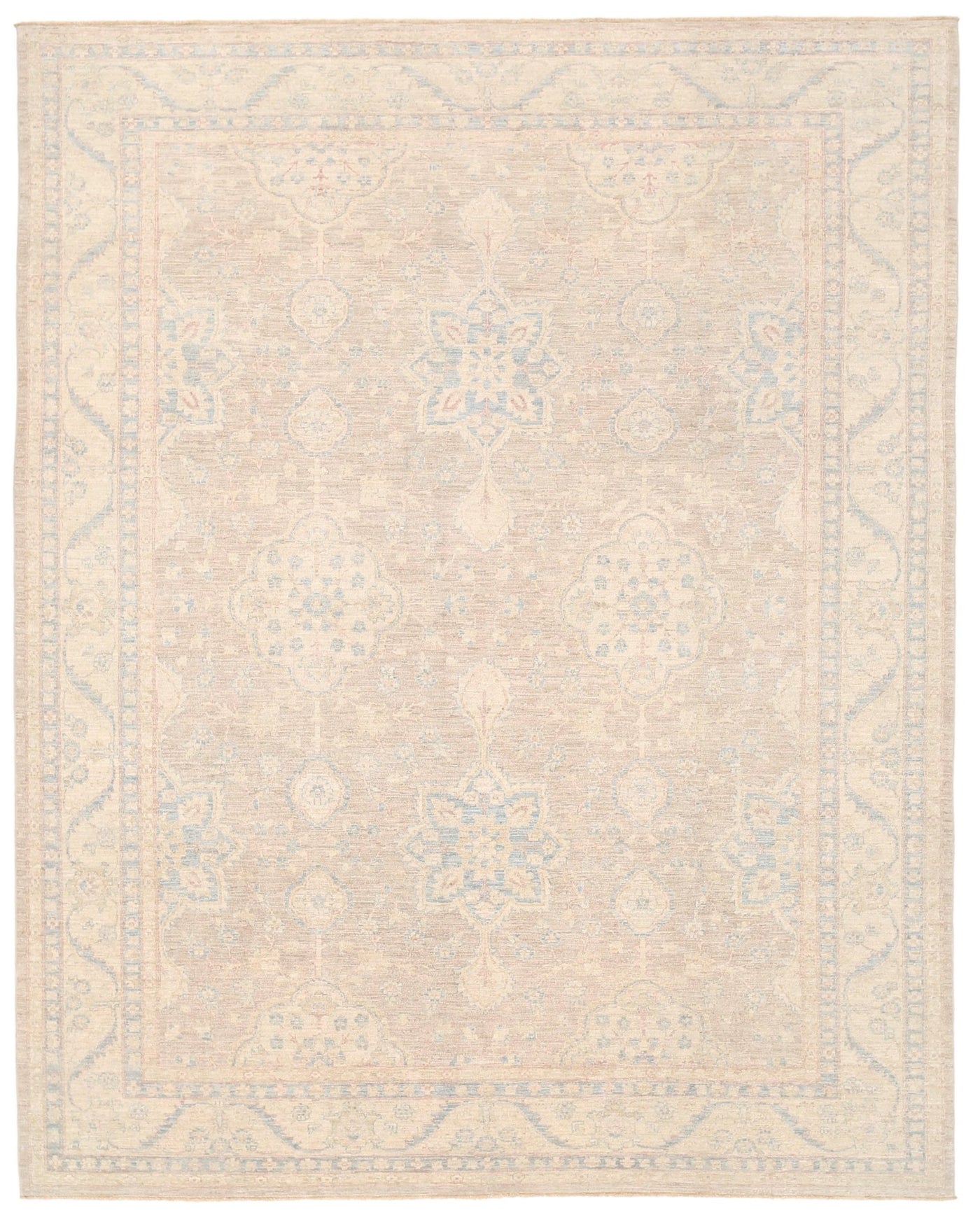 Canvello Ferehan Collection Hand - Knotted Wool Area Rug - 9'2" X 11'10" - Canvello