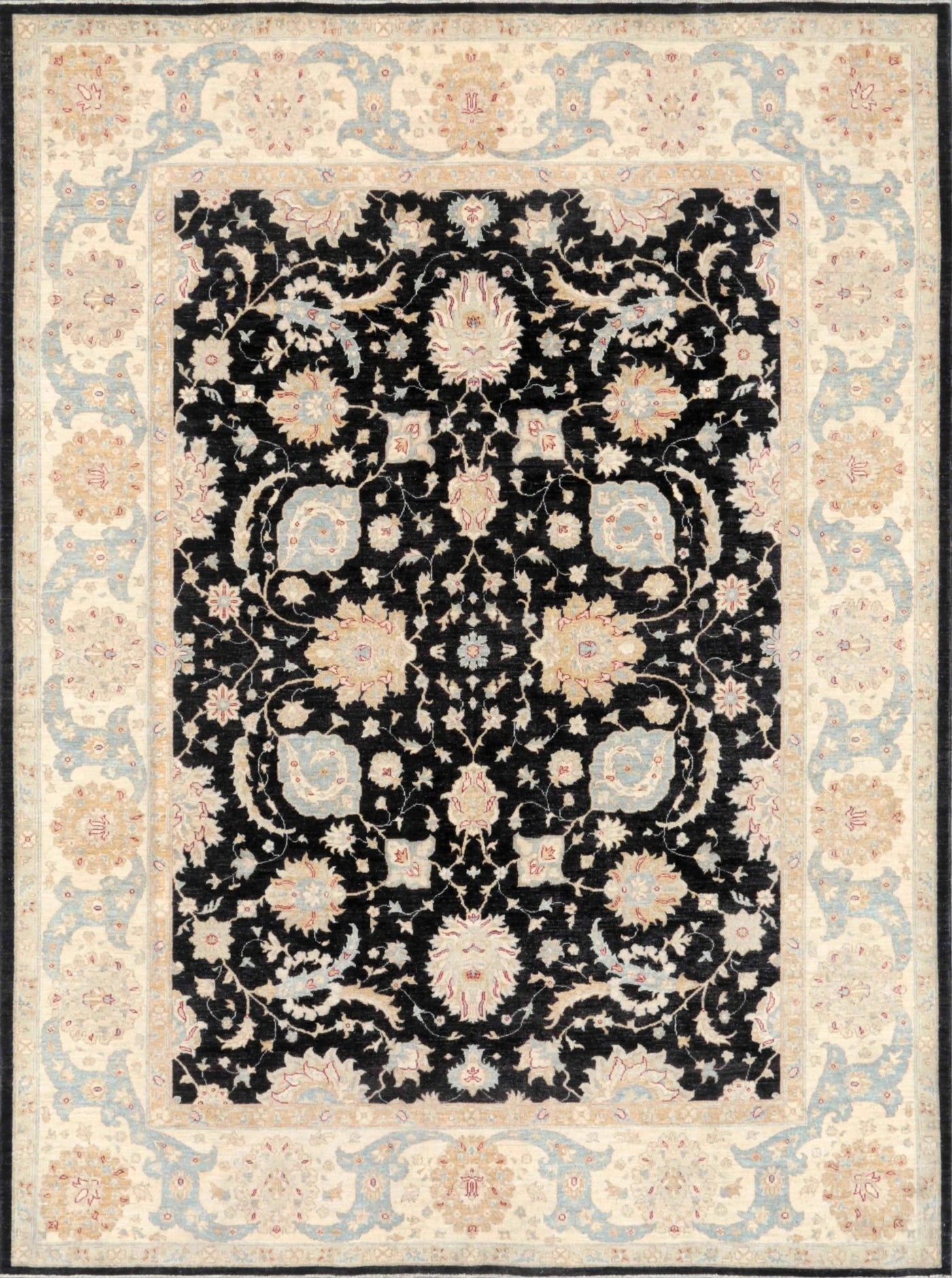 Canvello Ferehan Collection Hand - Knotted Wool Area Rug - 9'9" X 12'10" - Canvello