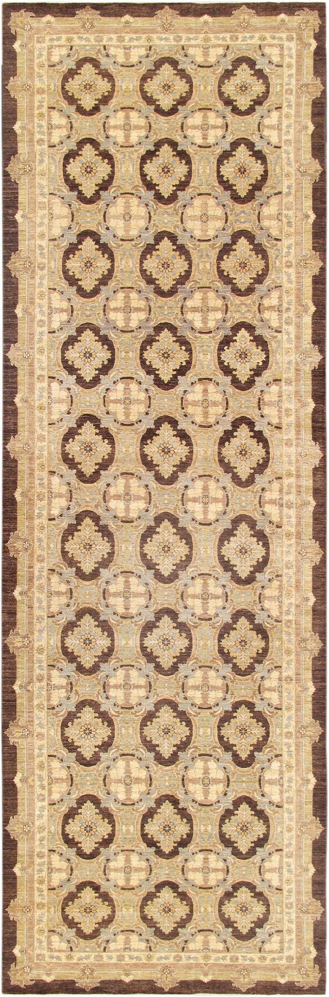 Canvello Ferehan Hand-Knotted Lamb's Wool Area Rug- 6'6" X 20'9"
