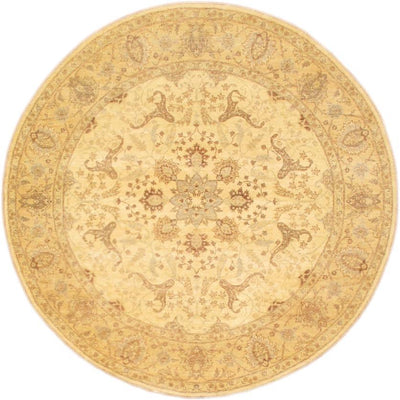 Canvello Ferehan Hand-Knotted Lamb's Wool Area Rug- 7'9" X 7'9"