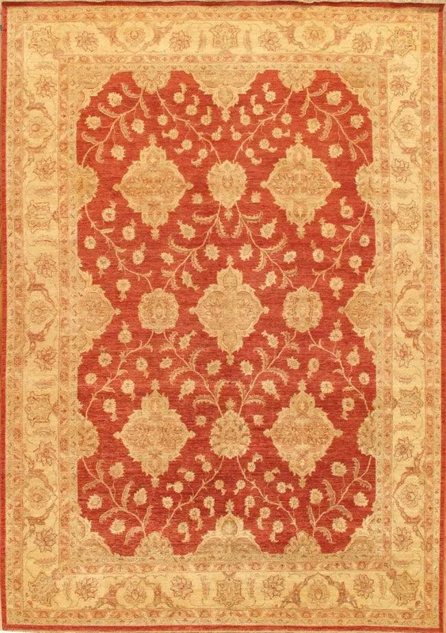 Canvello Ferehan Hand - Knotted Lamb's Wool Area Rug - 10' X 14'3" - Canvello