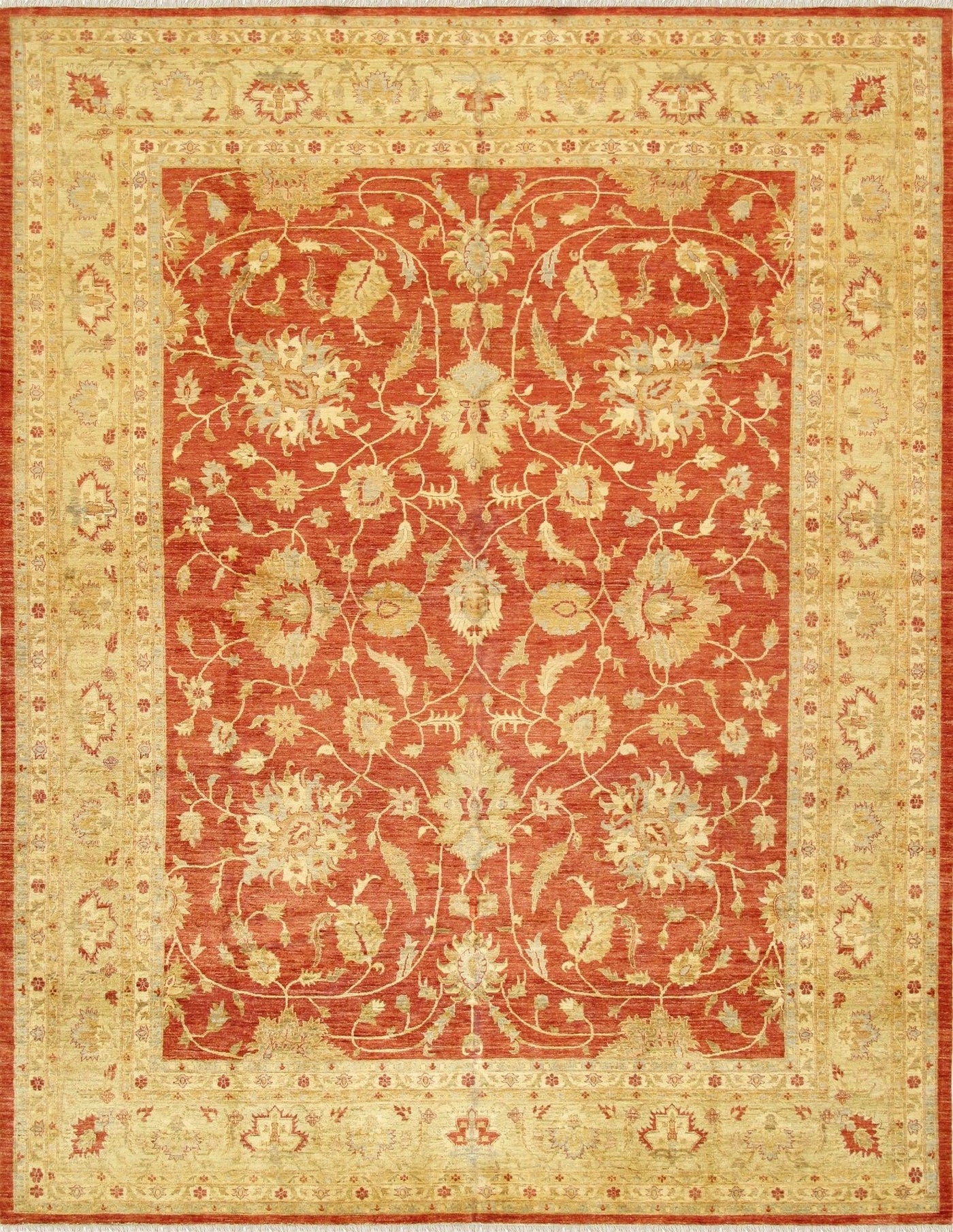 Canvello Ferehan Hand - Knotted Lamb's Wool Area Rug - 11'11" X 15'3" - Canvello