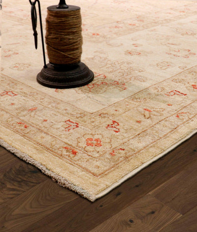 Canvello Ferehan Hand - Knotted Lamb's Wool Area Rug - 13' X 17'5" - Canvello