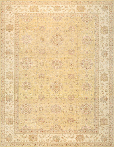 Canvello Ferehan Hand - Knotted Lamb's Wool Area Rug - 13' X 17'5" - Canvello