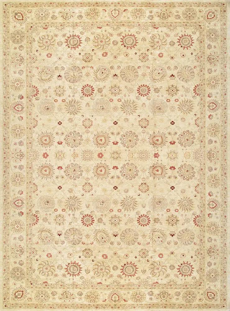 Canvello Ferehan Hand - Knotted Lamb's Wool Area Rug - 14' X 19' - Canvello