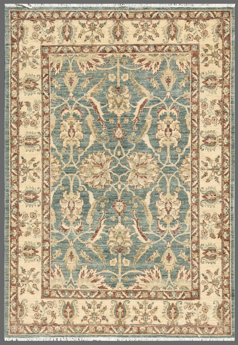 Canvello Ferehan Hand - Knotted Lamb's Wool Area Rug - 4'11" X 7'2" - Canvello