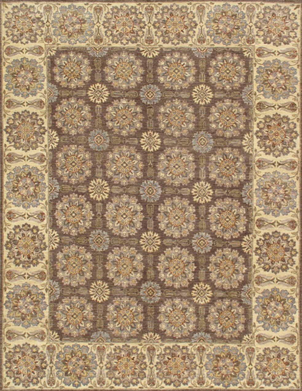 Canvello Ferehan Hand - Knotted Lamb's Wool Area Rug - 7'11" X 10'1" - Canvello