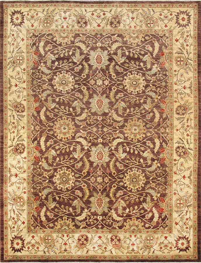 Canvello Ferehan Hand - Knotted Lamb's Wool Area Rug - 8' X 10'5" - Canvello