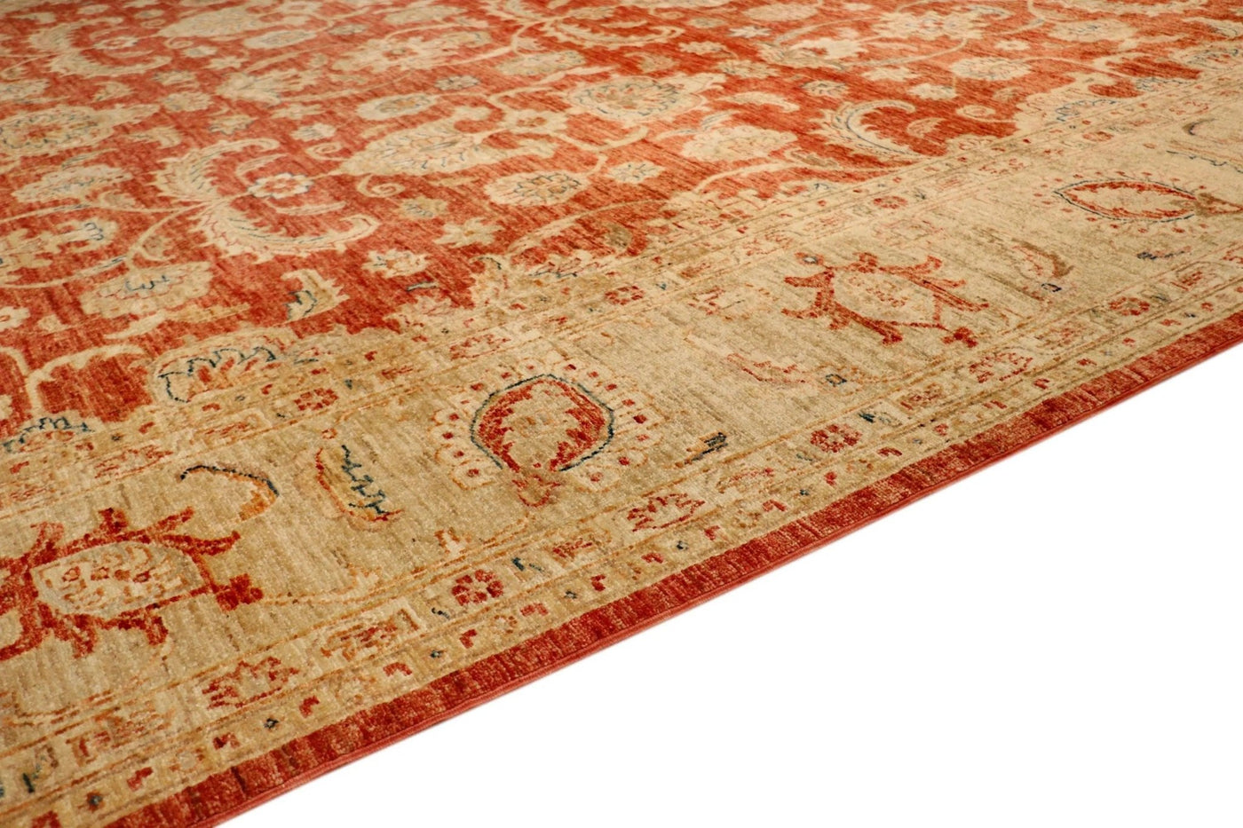 Canvello Ferehan Hand - Knotted Lamb's Wool Area Rug - 8'10" X 11'11" - Canvello