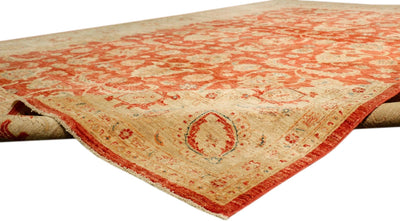 Canvello Ferehan Hand - Knotted Lamb's Wool Area Rug - 8'10" X 11'11" - Canvello