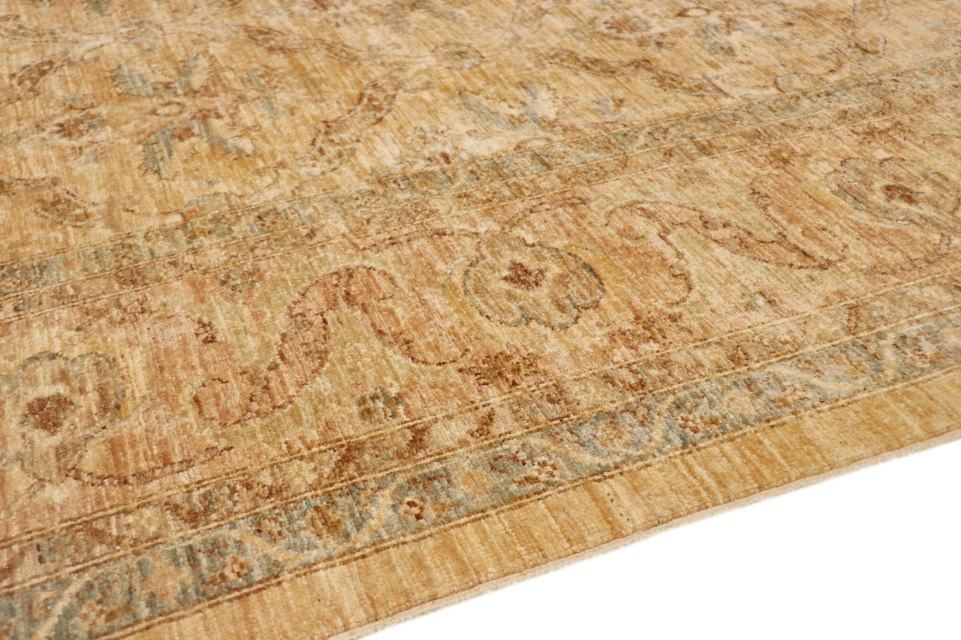 Canvello Ferehan Hand - Knotted Lamb's Wool Area Rug - 8'11" X 11'5" - Canvello